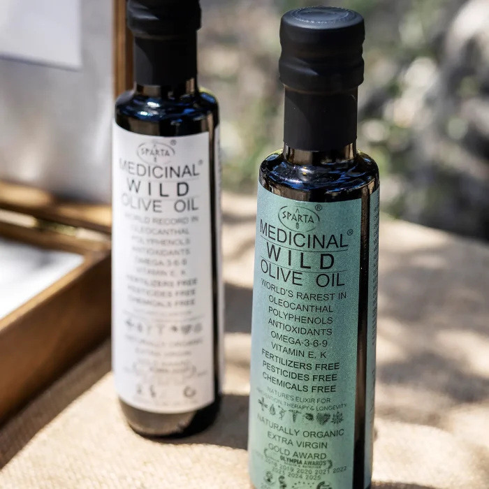 SPARTA MEDICINAL Wild Olive Oil Groves Exceptional Potency from the Heart of Greece Sparta Medicinal
