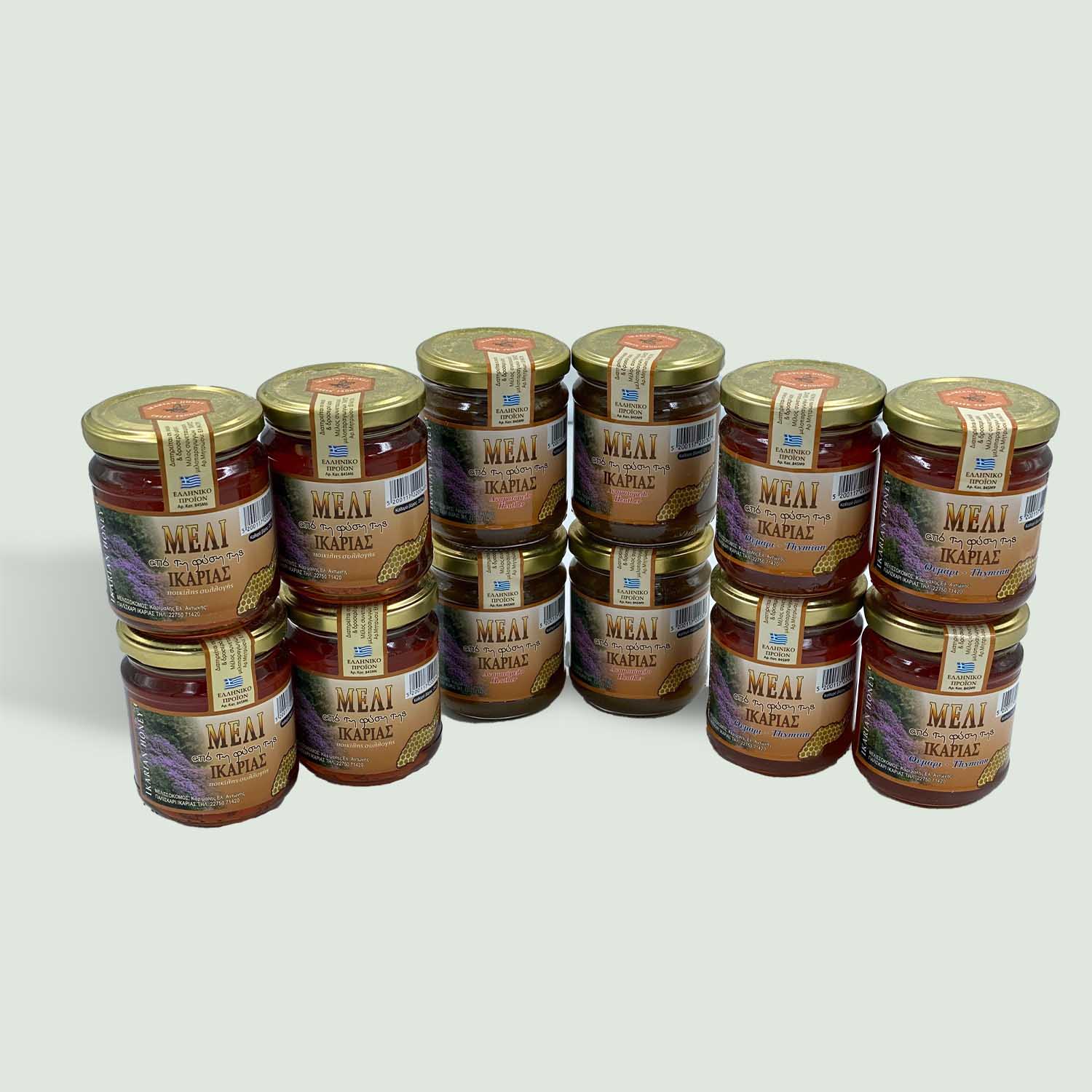 Ikaria Bio Honey Exclusive Selection 20 Jars 20 jars of rare ikaria honey in a special discounted free shipping price