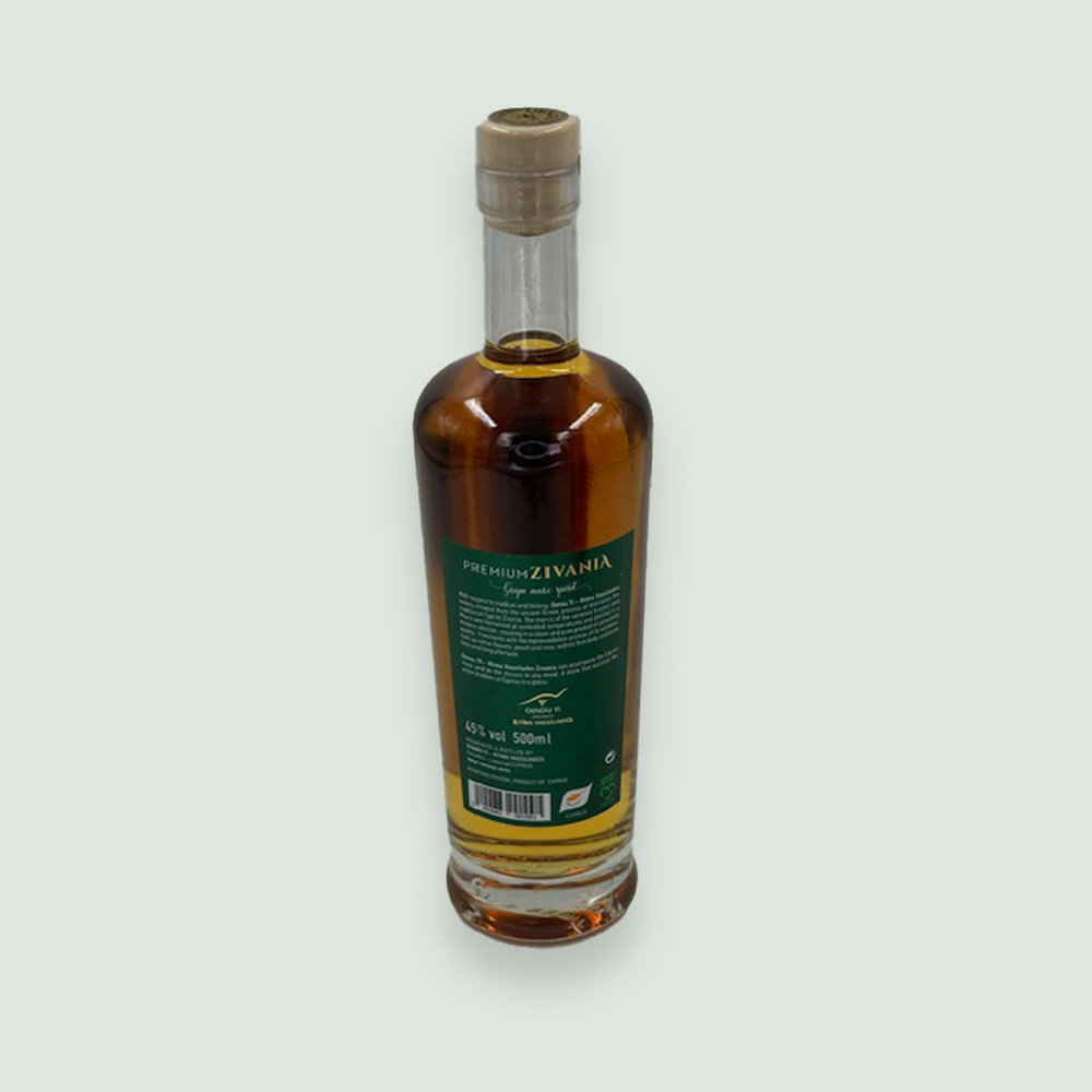 traditional zivania aged in barrels Oenou YI Omodos - Premium Zivania Aged - Image 1