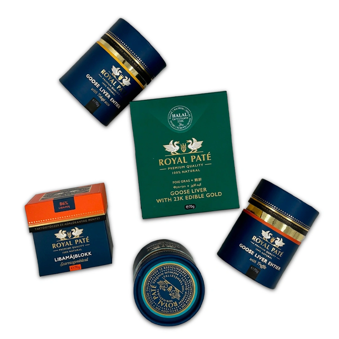 3x70gr bundle of Royal Paté Hungarian goose liver foie gras blocks 3x70gr bundle of Royal Paté Hungarian goose liver foie gras blocks