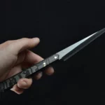 Tyndareus Stainless Steel Knife in Action