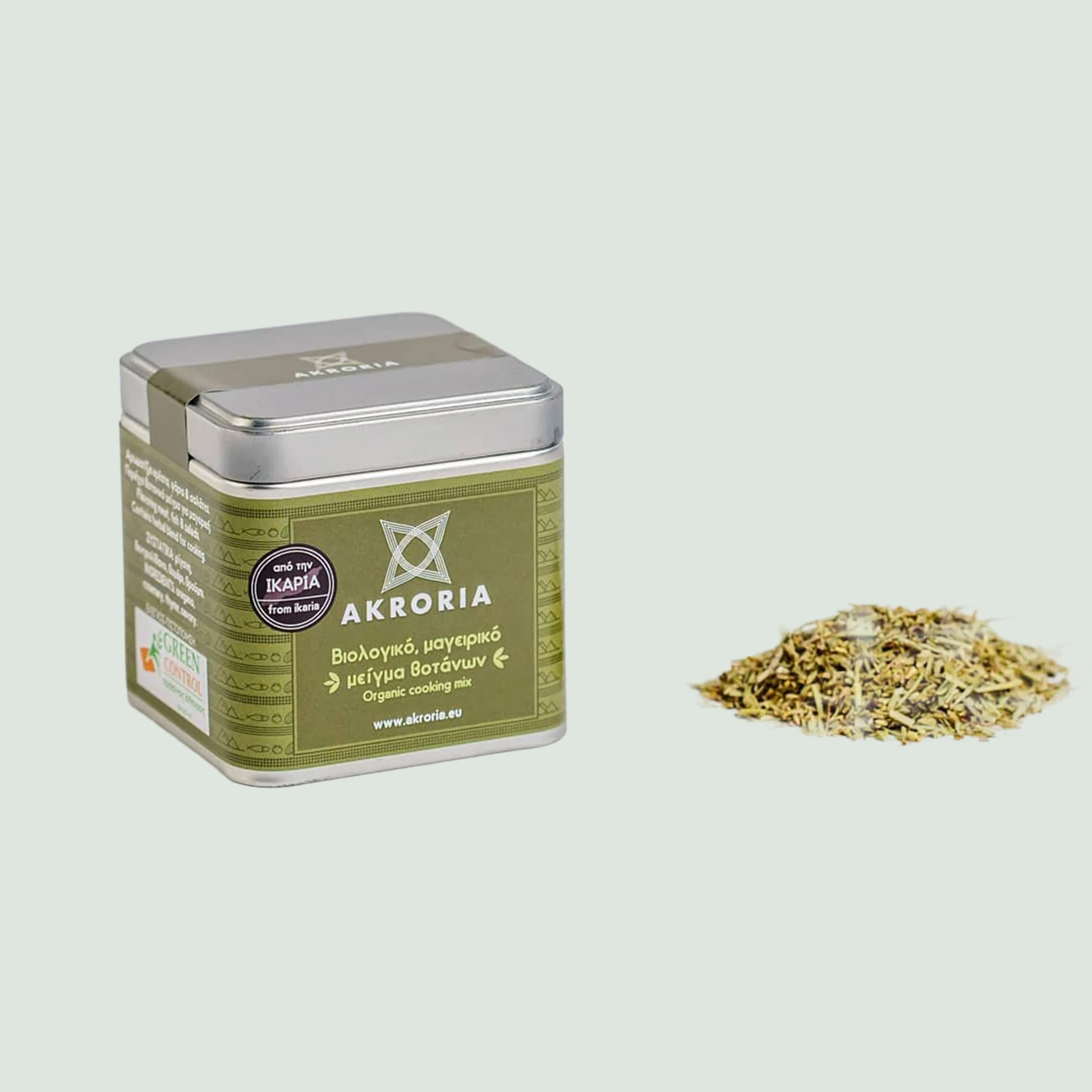 Ikarian Organic Herbs Cooking Mix – dried oregano, rosemary, thyme, and savory. Ikarian Organic Herbs Cooking Mix – dried oregano, rosemary, thyme, and savory.