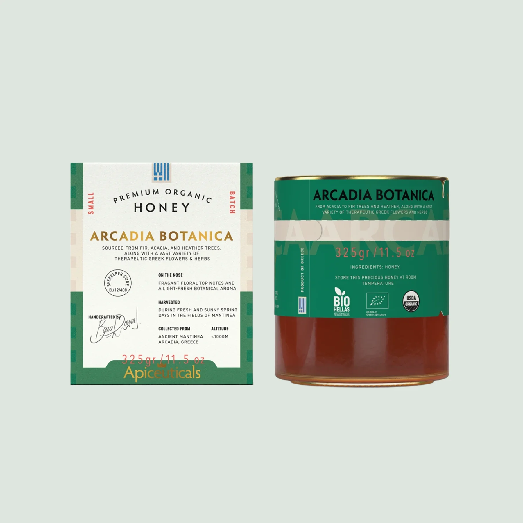 ARCADIA BOTANICA Premium Organic Honey from Greece ARCADIA BOTANICA Premium Organic Honey from Greece