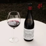Glass of Bakeder red Spanish wine