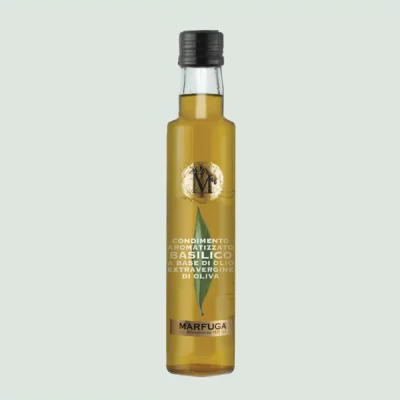 Basil Infused Olive Oil Bottle