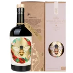 Detailed view of the Cosecha Temprana label showing organic certification and design inspired by nature.