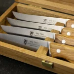 Claude Dozorme Steak Knife Set in Oak Gift BoxClaude Dozorme Steak Knife Set in Oak Gift Box
