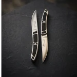Thiers Steak Knives Black Galuchat Handle Set of 2 | Claude Dozorme - Image 5