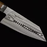 Chef Bespoke Bunka Knife Phylonoe - Blade Detail