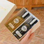 Olive oil and balsamic vinegar gift box with 200ml bottles