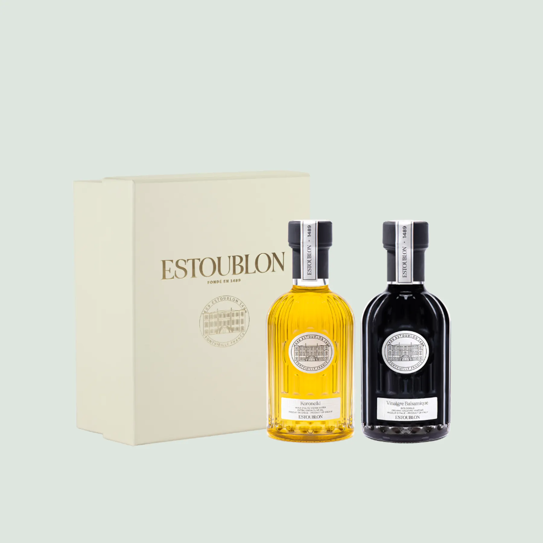 Extra Virgin Olive Oil & Balsamic Vinegar Box by Château d’Estoublon Extra Virgin Olive Oil & Balsamic Vinegar Box by Château d’Estoublon