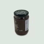 Side view of Geodi Fig Jam jar displaying nutritional information and ingredients list.