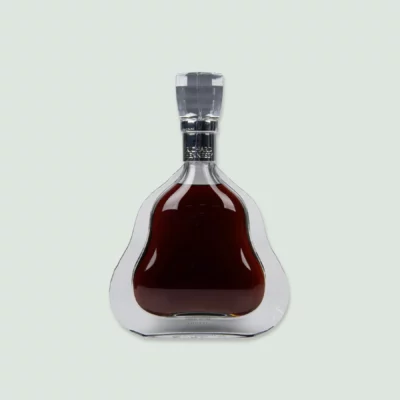 Front view of Richard Hennessy, a premium cognac, showcasing its elegant bottle design.