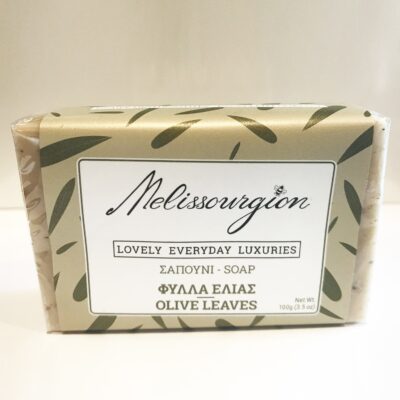 melissourgion olive leaves soap