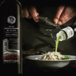 Italian Olive Oil Marfuga paired with pasta