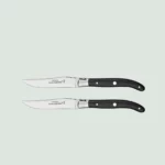 Laguiole steak knife with ebony handle