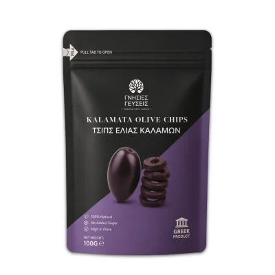 Kalamata Crispy Olive Chips | Genuine Tastes