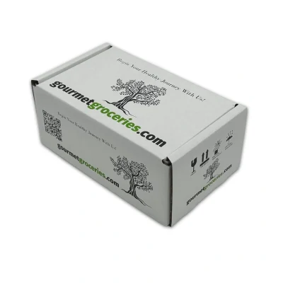 Gourmet Carton Box Small with Mediterranean Treasures branding