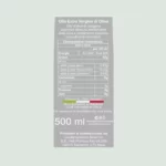 Quattrociocchi 1°Olio Novello extra virgin olive oil bottle (500ml) label