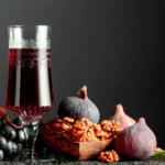 Oenou YI Commandaria in a fruit platter