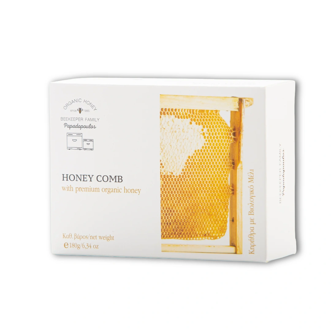Organic Honey Comb Paliouri Beekeeper Family Papadopoulos Organic Honey Comb Paliouri Beekeeper Family Papadopoulos