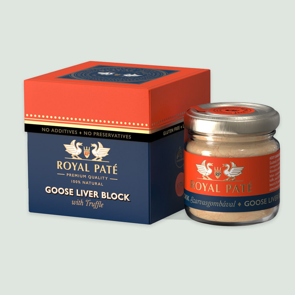 1x70gr PREMIUM FOIE GRAS BLOCK - WITH TRUFFLES 86% 1x70gr PREMIUM FOIE GRAS BLOCK - WITH TRUFFLES 86%