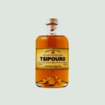A 500ml bottle of Spyropoulos Aged Tsipouro, crafted from 100% Savatiano grapes. The bottle showcases the premium quality of this traditional Greek spirit.