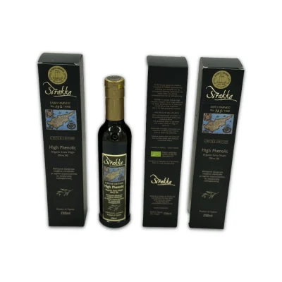 Strakka Limited Edition organic high‑phenolic extra virgin olive oil bundle of four 250 ml bottles