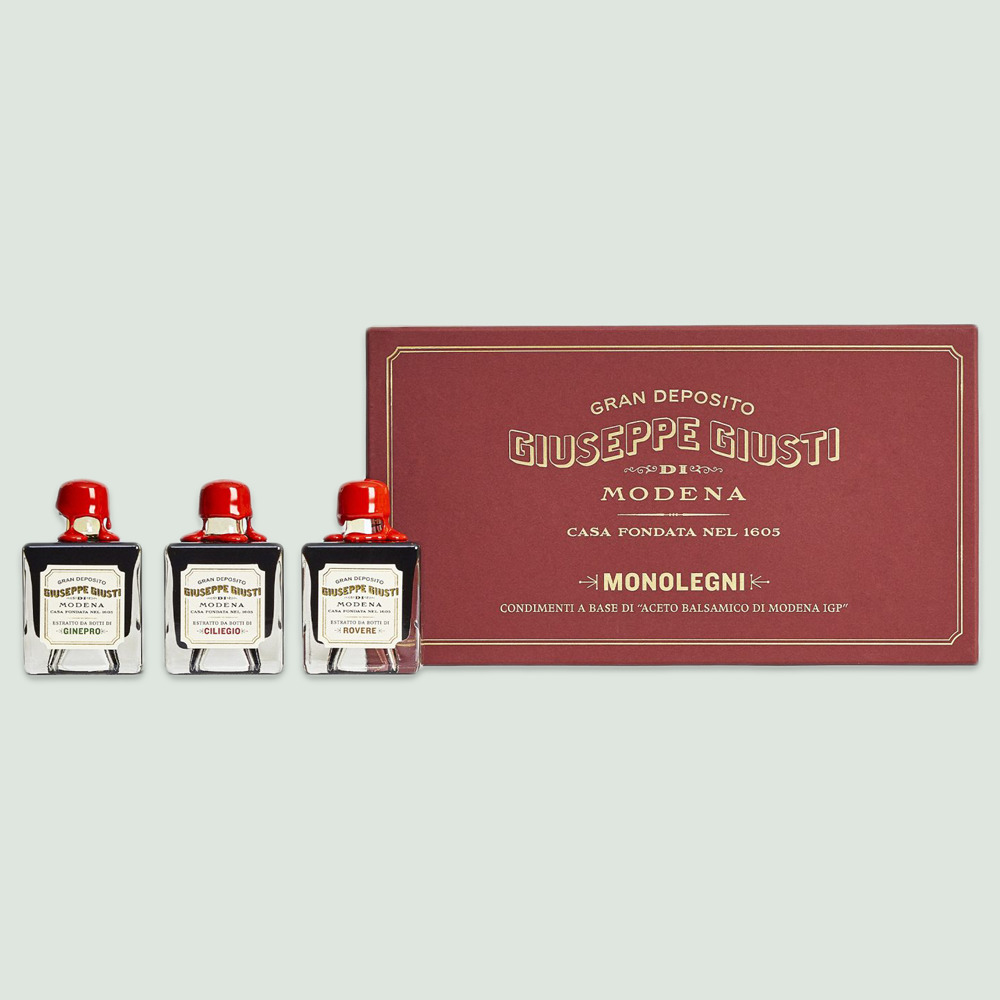 3x50ml monolegni 3x50ml Giusti Tris Monolegni (Oak-Juniper-Cherry) - Image 1