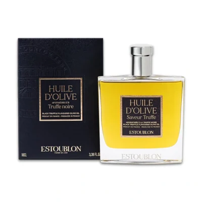 Truffle-flavoured olive oil spray in elegant glass bottle