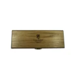 Varnished oak presentation box for Claude Dozorme Thiers steak knives