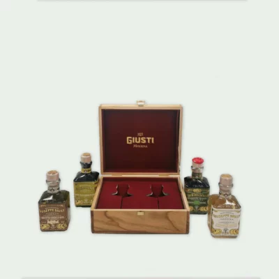 Giusti Modena Balsamic Vinegar Gift Box - Velvet Lined Wooden Case