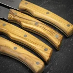 XL Steak Knives with Olive Wood Handles