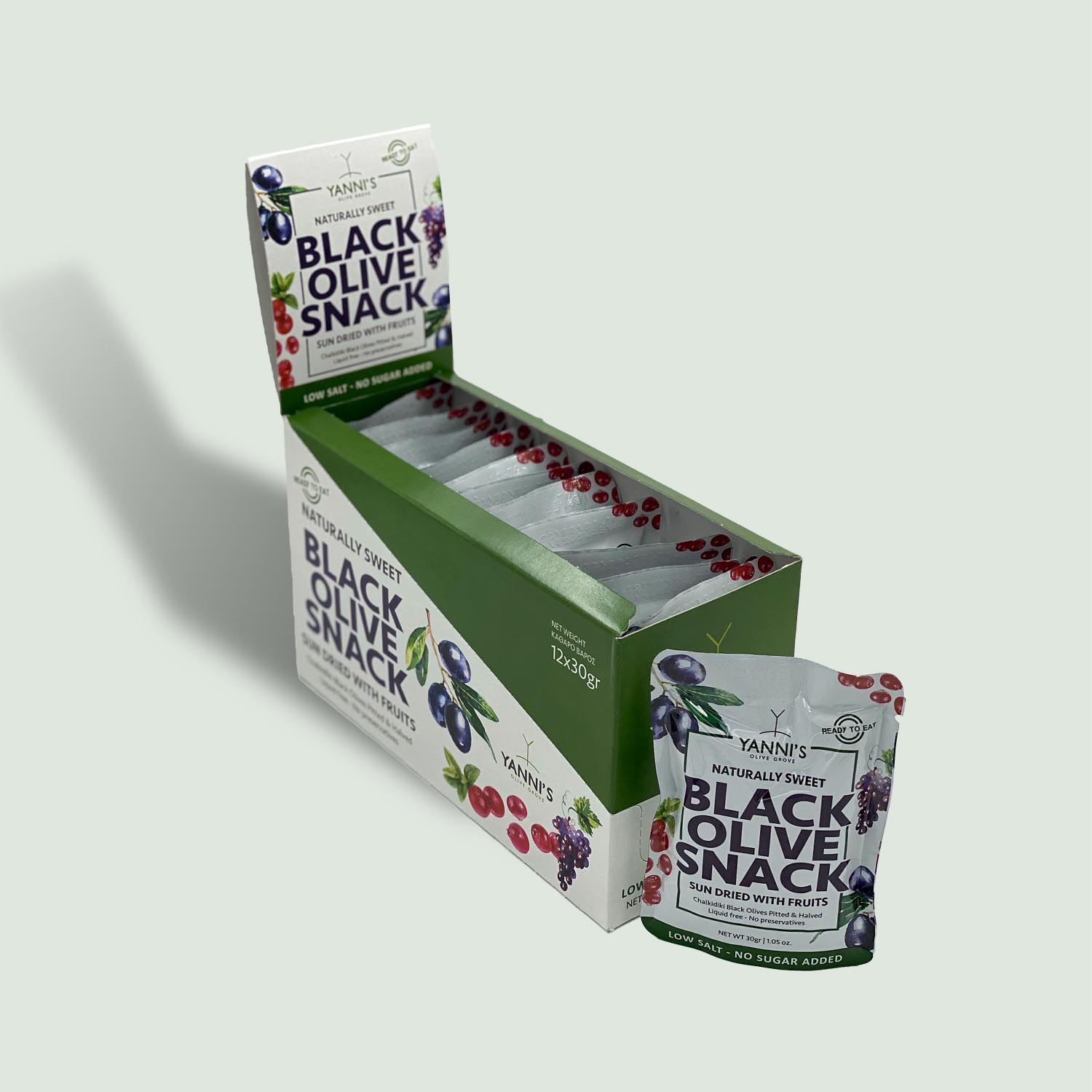 anni's black Olive box with fruits open Healthy Sundried Olive Snack with fruits is a ready snack on the go which is keto and paleo diet friendly , with no preservatives .