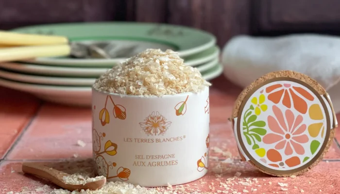Premium flavored fleur de sel in elegant packaging Premium flavored fleur de sel in elegant packaging