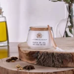 Gift-ready ceramic jar with French Salt from Les Terres Blanches