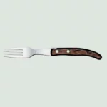 Berlingot Laguiole Steak Fork Brown Handle | Claude Dozorme