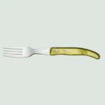 Berlingot Laguiole Steak Fork Green Olive Handle | Claude Dozorme