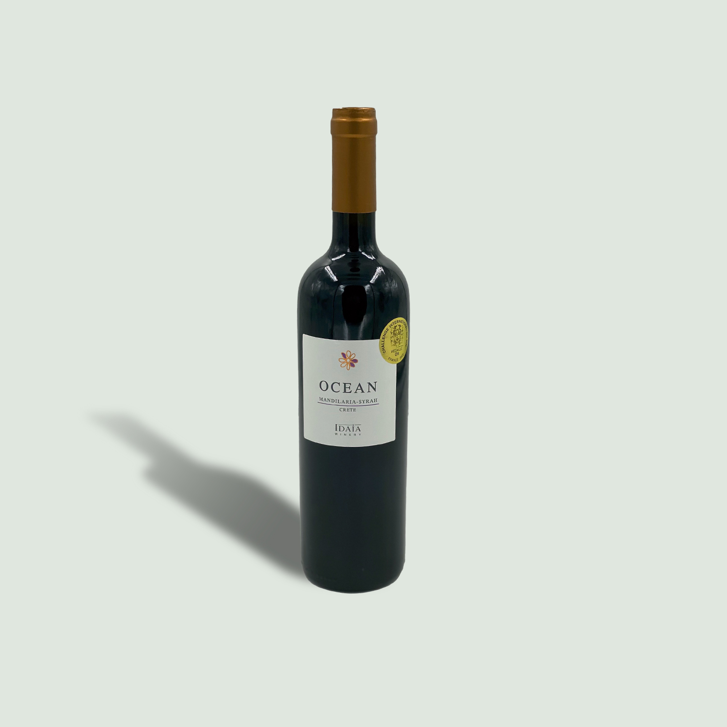 ocean-wine-2 Idaia Winery - Ocean Red -Mandilaria syrah - PGI Crete - Image 1