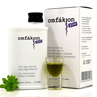 High antioxidant olive oil with dispenser cap included