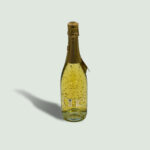 ONE Gold Sparkling White Wine (cava) with gold edible flakes - Image 2