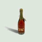 ONE Gold Sparkling Rose Wine (cava) with edible gold flakes - Image 2