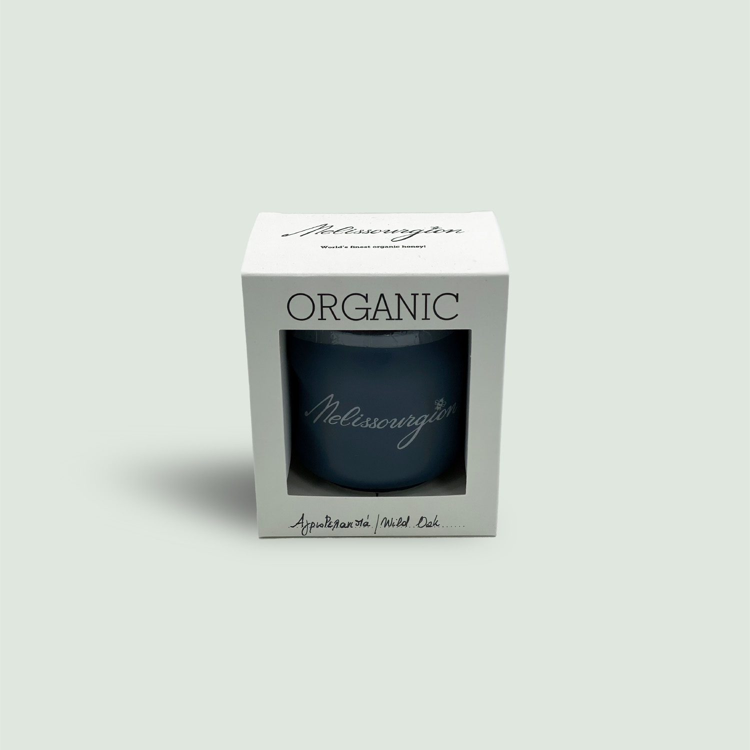 wild oak honey in box Organic Wild Oak Tree Honey in Ceramic ( Melissourgion) - Image 1