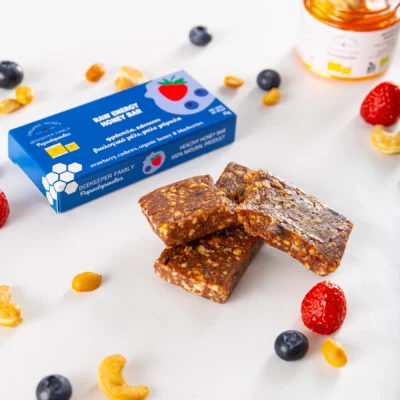 Nut and fruit energy bar by Beekeeper Family, 45g healthy snack