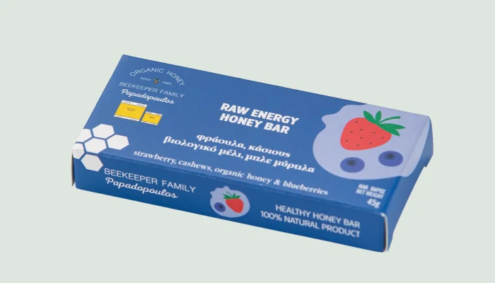 Beekeeper Family fruit energy bar wrapped and ready for on-the-go snacking Beekeeper Family fruit energy bar wrapped and ready for on-the-go snacking