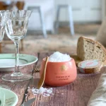 Natural sea salt flakes in elegant packaging