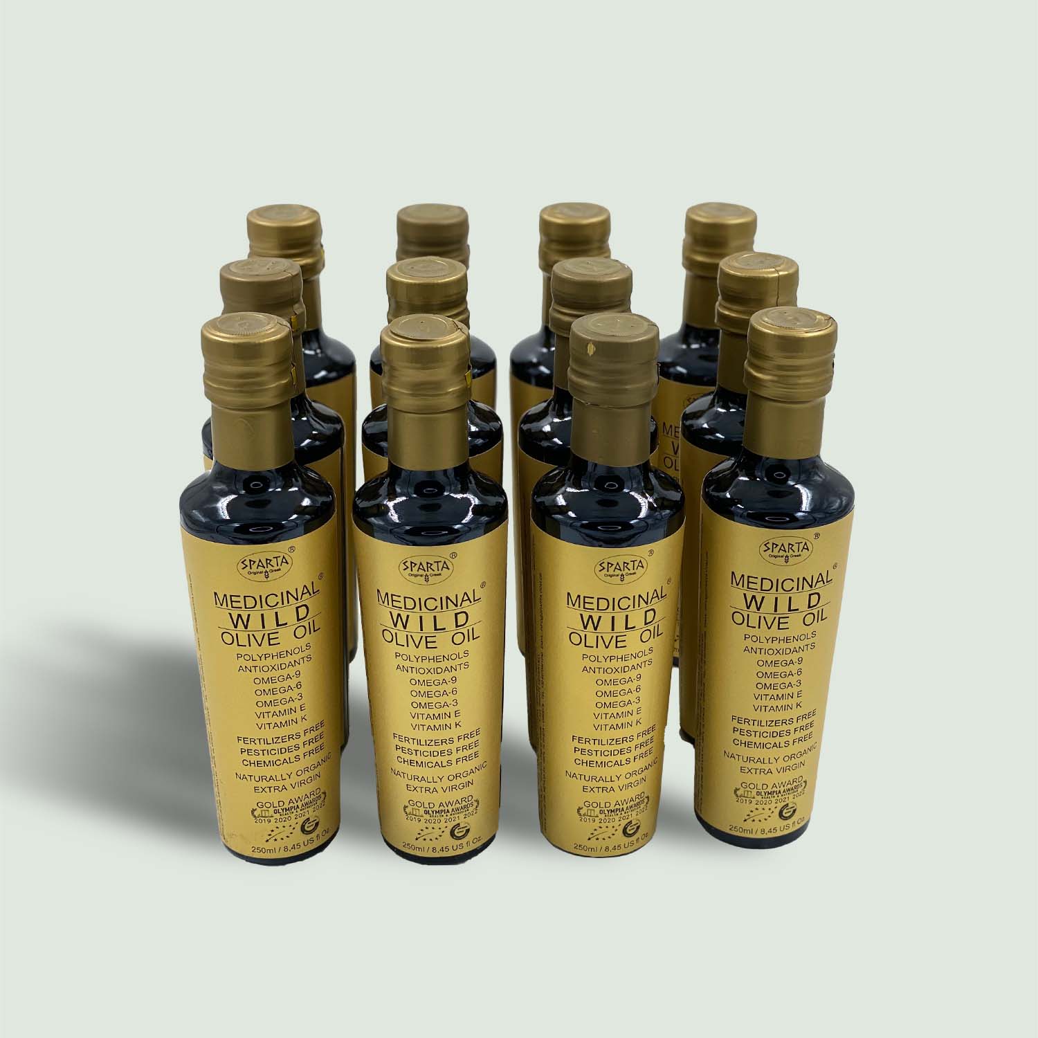 12x250ml Bundle Olive oils 12x250ml Sparta Gold Label (incl. shipping )