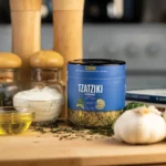 Tzatziki seasoning blend with garlic and herbs